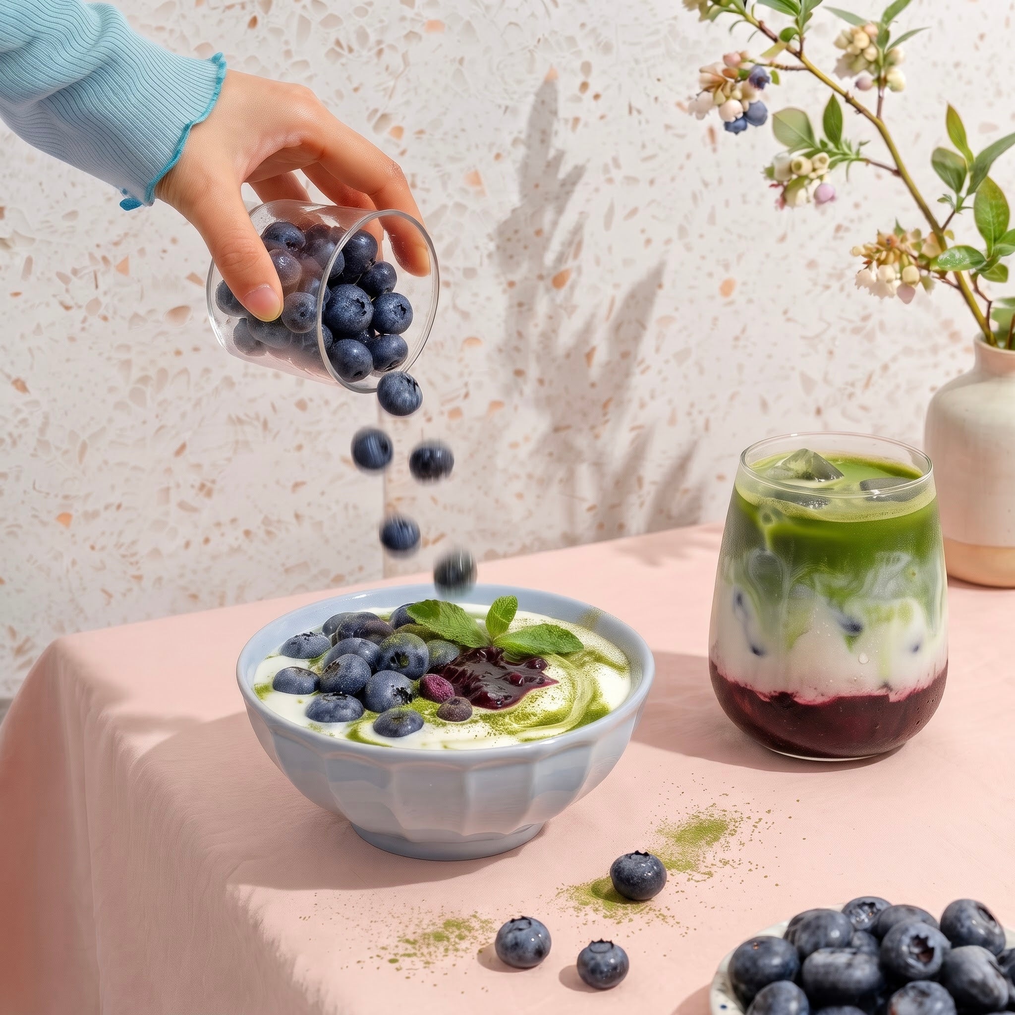 Blueberry Matcha Powder |  Organic Ceremonial Grade