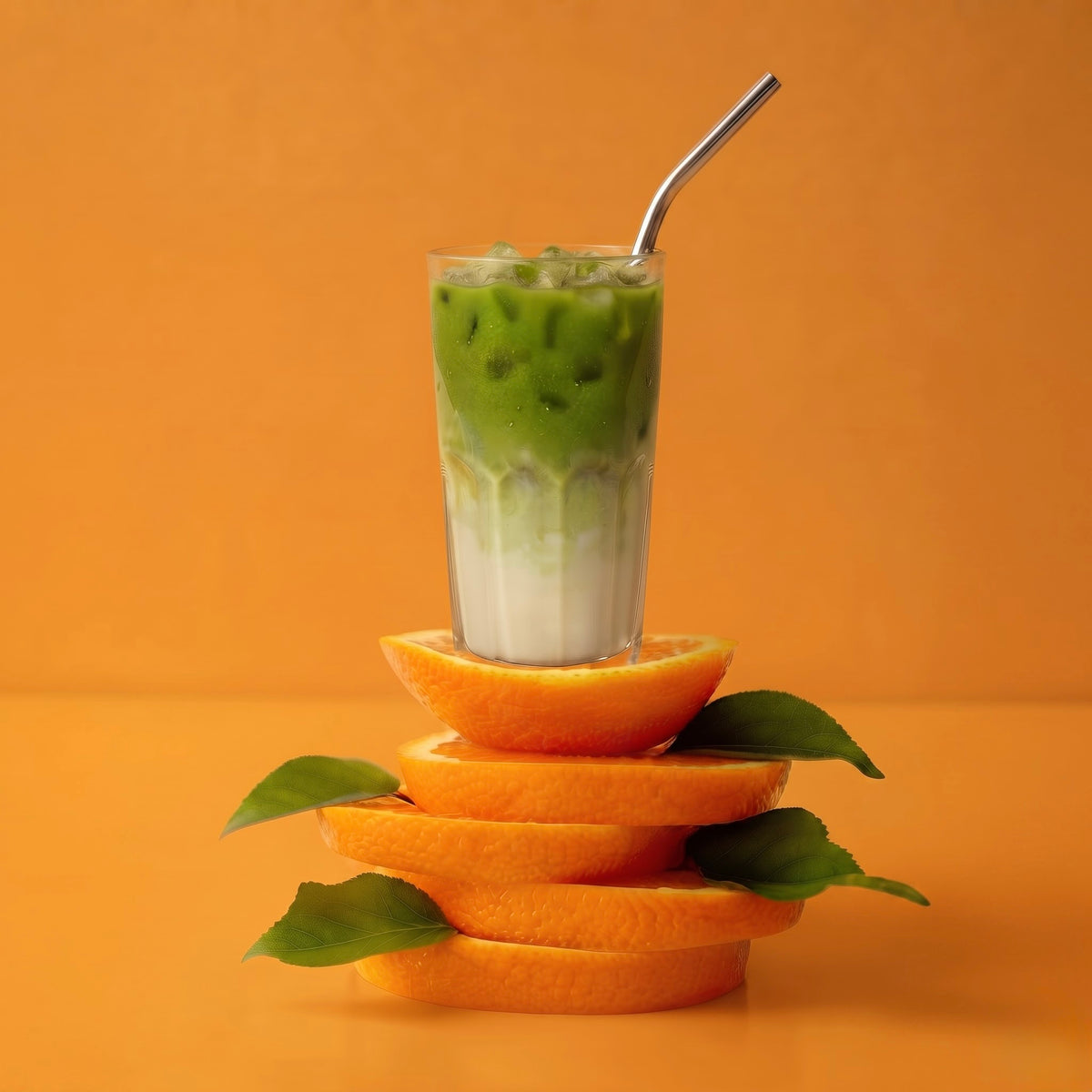 Orange Matcha Powder | Organic Ceremonial Grade