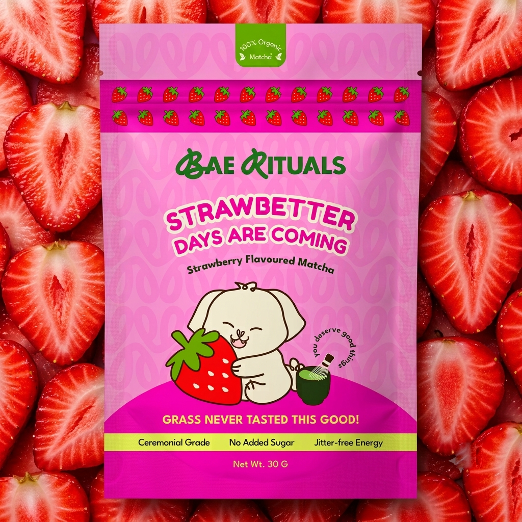 Strawberry Matcha Powder |  Organic Ceremonial Grade